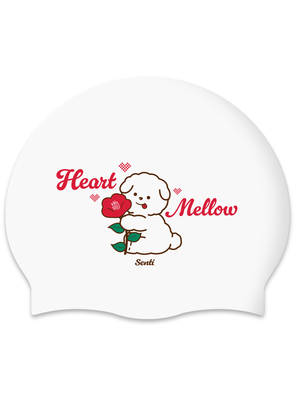 [SC-2513] 하트멜로우 WH 游泳帽