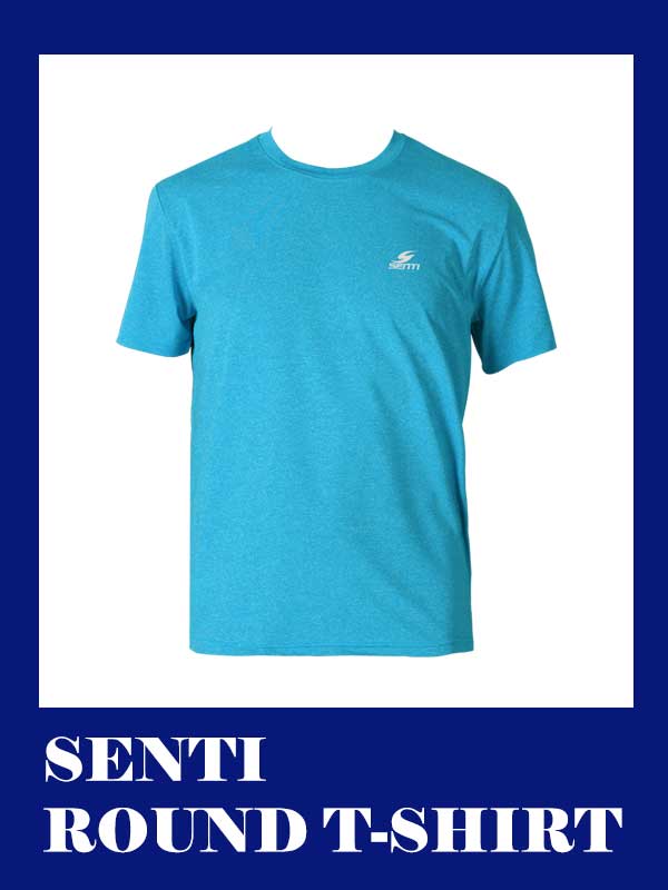 Centi 圆领 T 恤衫 Melange Blue