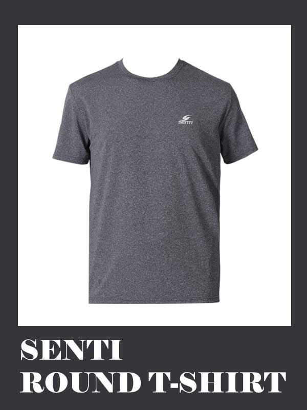 Centi 圆领 T 恤衫 Melange Grey