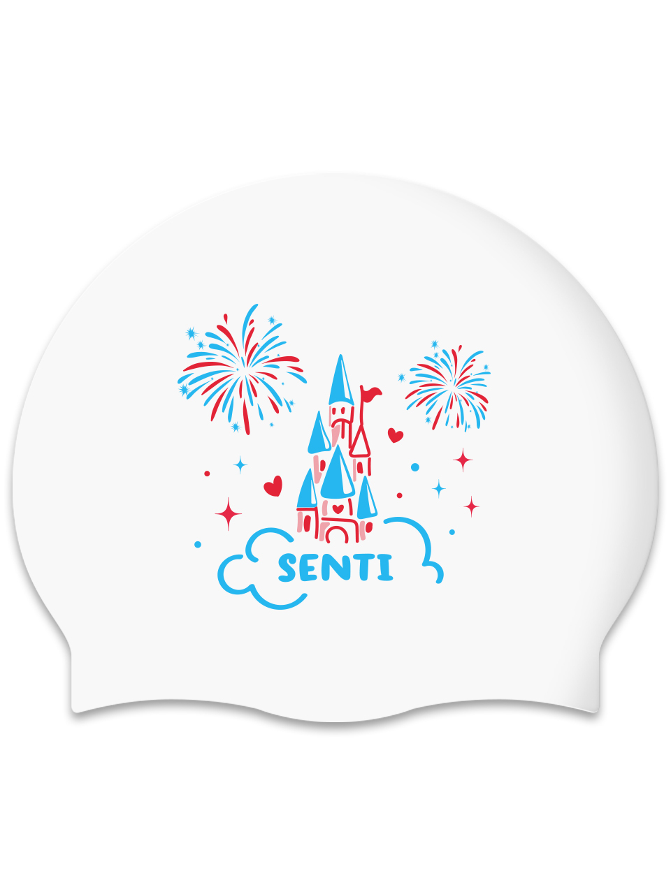[SC-2507] 센티캐슬 WH 실리콘 游泳帽
