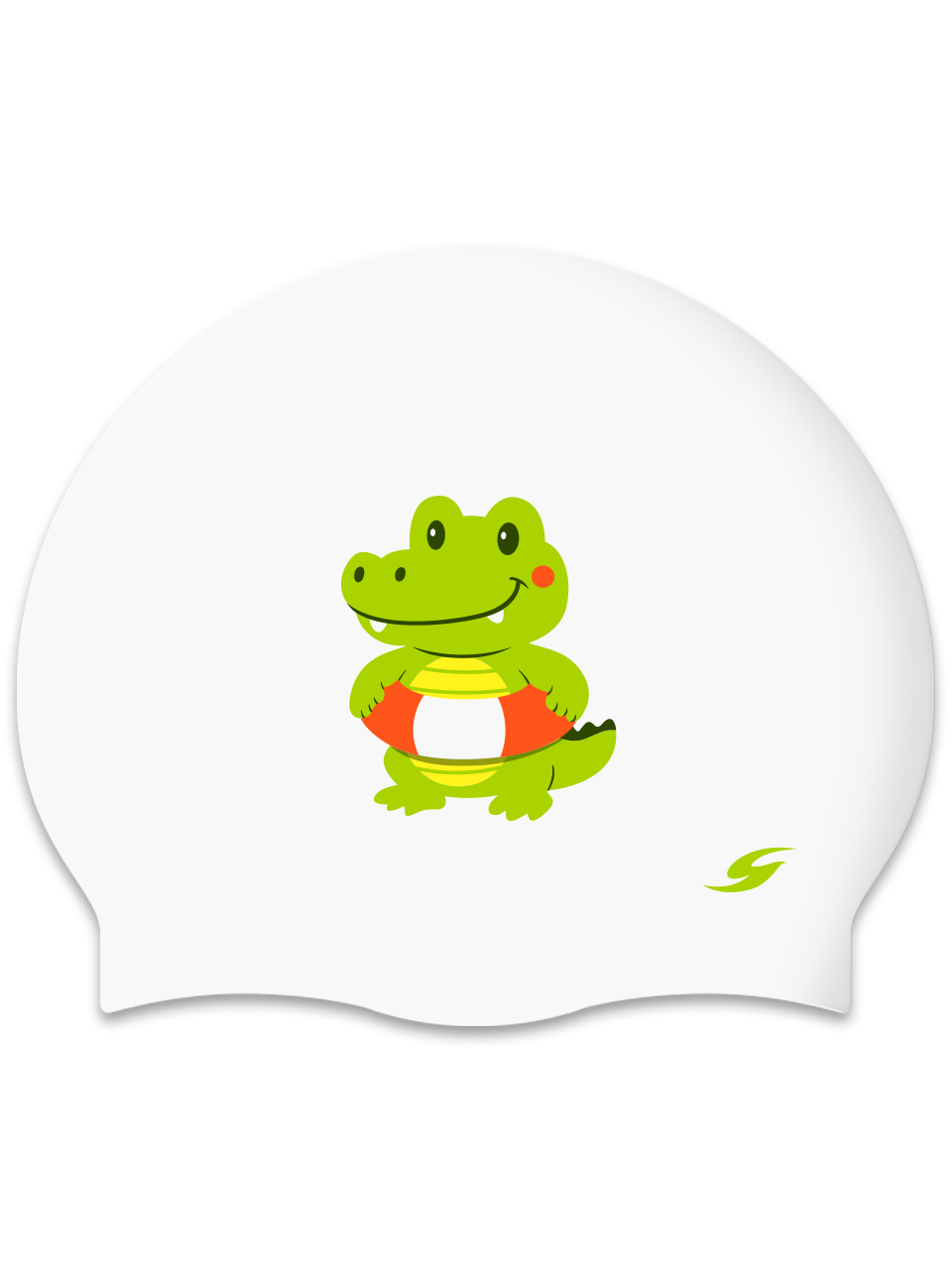 [SC-2521] 큐티튜브다일 WH 실리콘 游泳帽