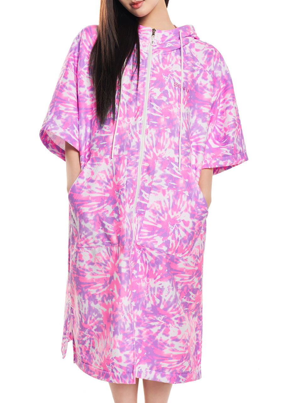 [SAW-PC17] 비치 판초 스플래시 PK